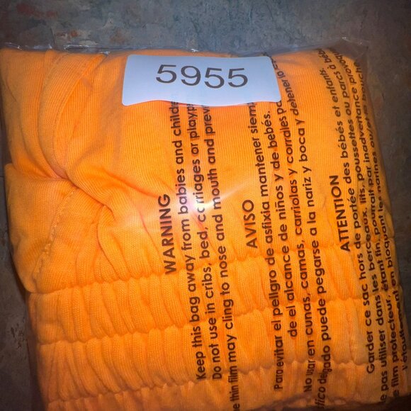 Nike Dri-Fit Loose Fit Orange Athletic Shorts For kids, XS - Picture 11 of 11